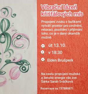 Vibrační lázeň křišťálových mís v Eldenu