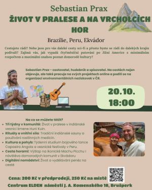 Cestovatelská přednáška Sebastian Prax: Život v pralese..